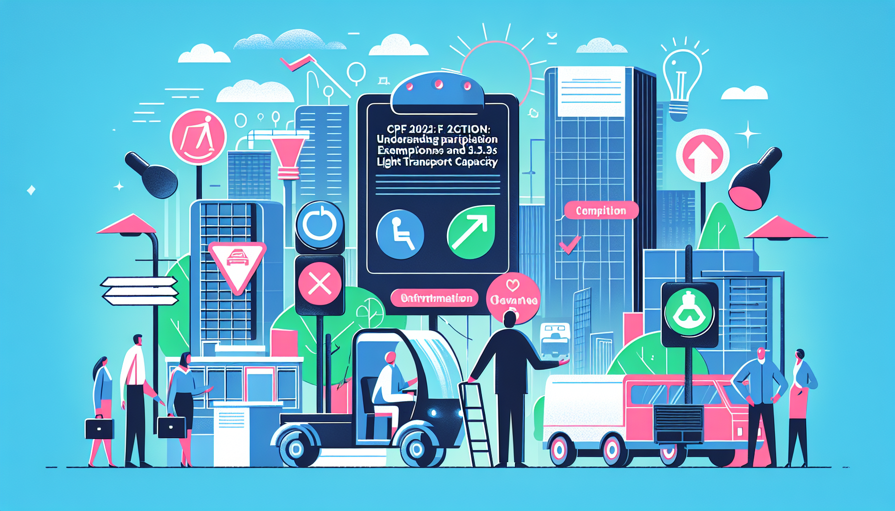 Illustration de l'article de blog CPF 2026 : Comprendre la participation, les exonérations et les abondements pour la capacité transport léger 3,5 t