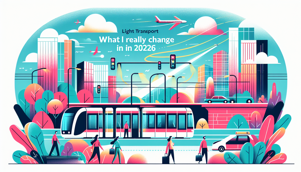 Illustration de l'article de blog Transport léger : ce qui va vraiment changer en 2026