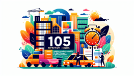 Illustration de l'article de blog 105 heures efficaces : Construire un planning réaliste pour réussir sa capacité transport léger