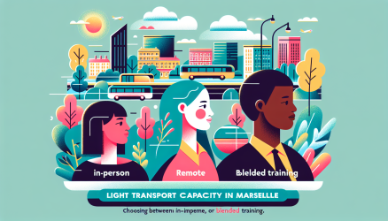 Illustration de l'article de blog Capacité transport léger à Marseille : choisir entre présentiel, distanciel ou formation mixte